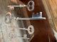 4 decorative keys